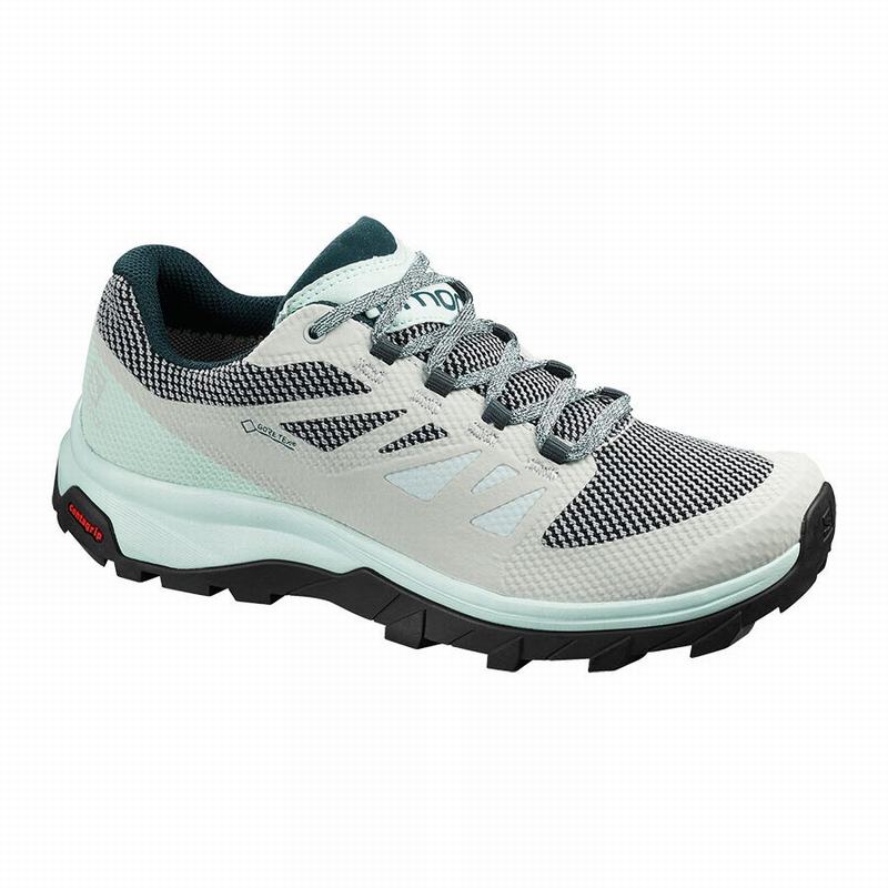 Salomon OUTLINE GORE-TEX Zapatillas Trekking Mujer - Azules - Colombia (21097-KEMJ)